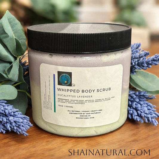 Eucalyptus & Lavender Whipped Foaming Body Scrub