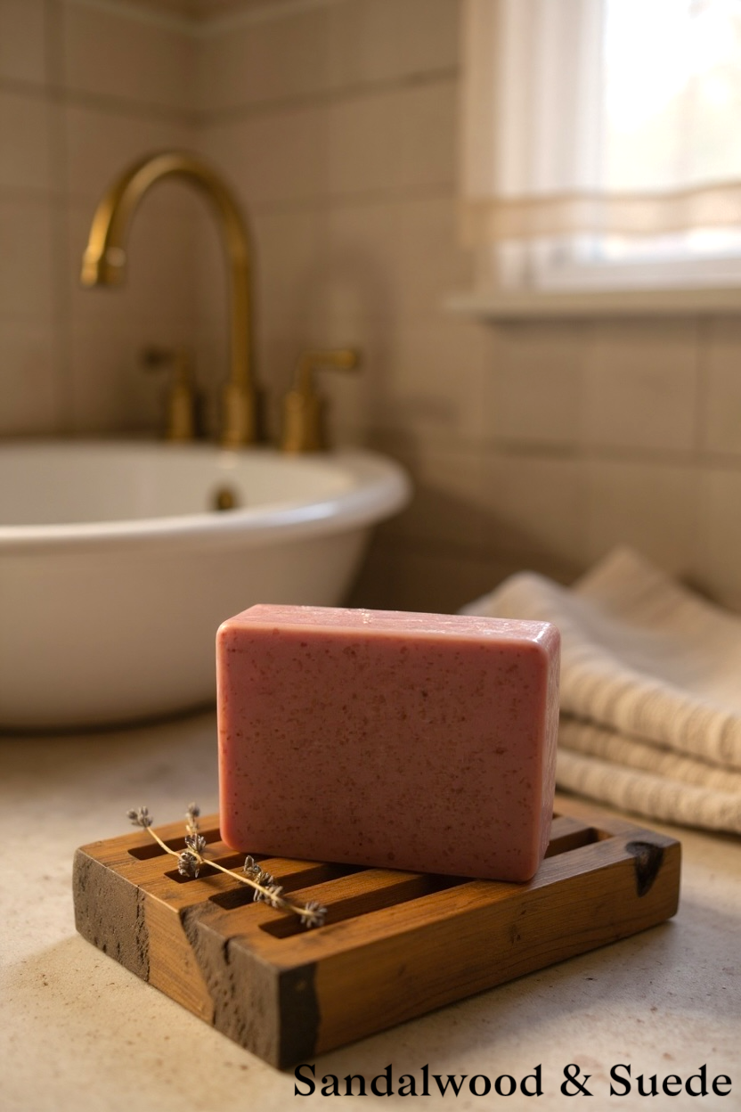 Sandalwood & Suede Soap Bar