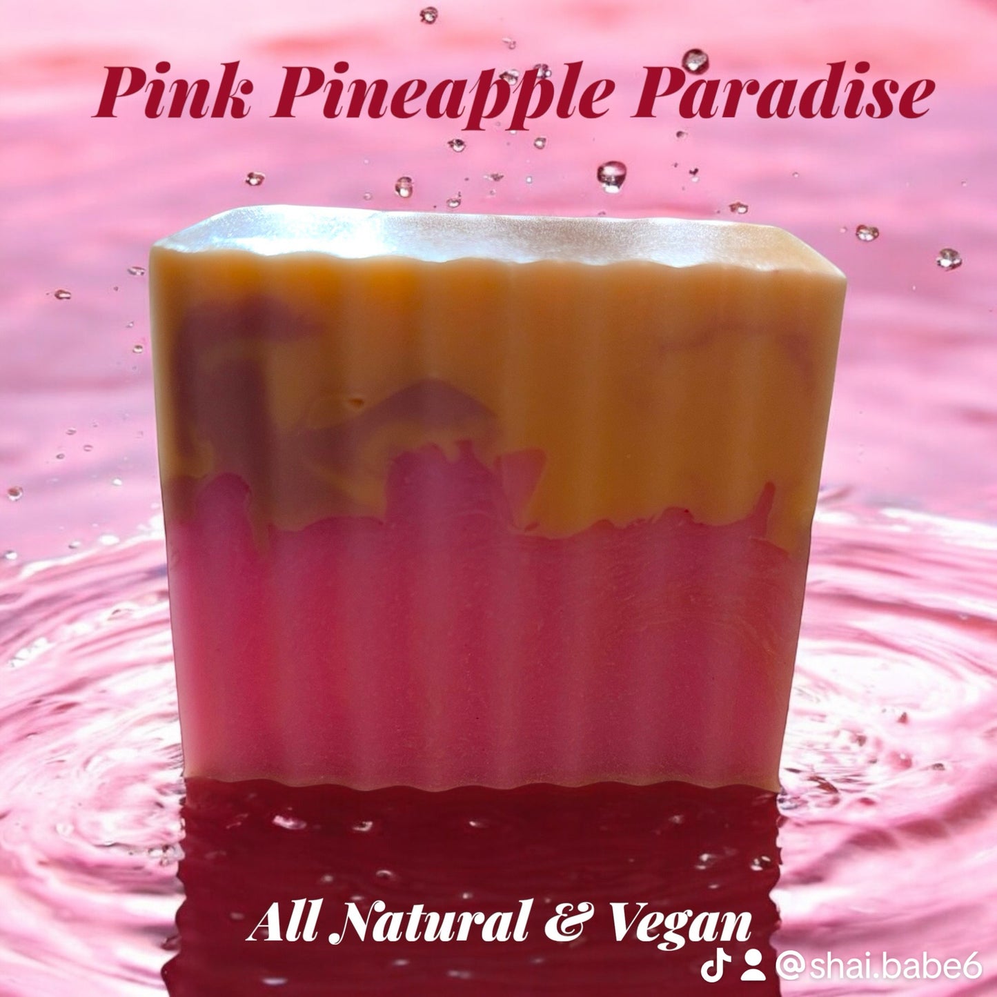 Pink Pineapple Paradise Cleansing Body Bar