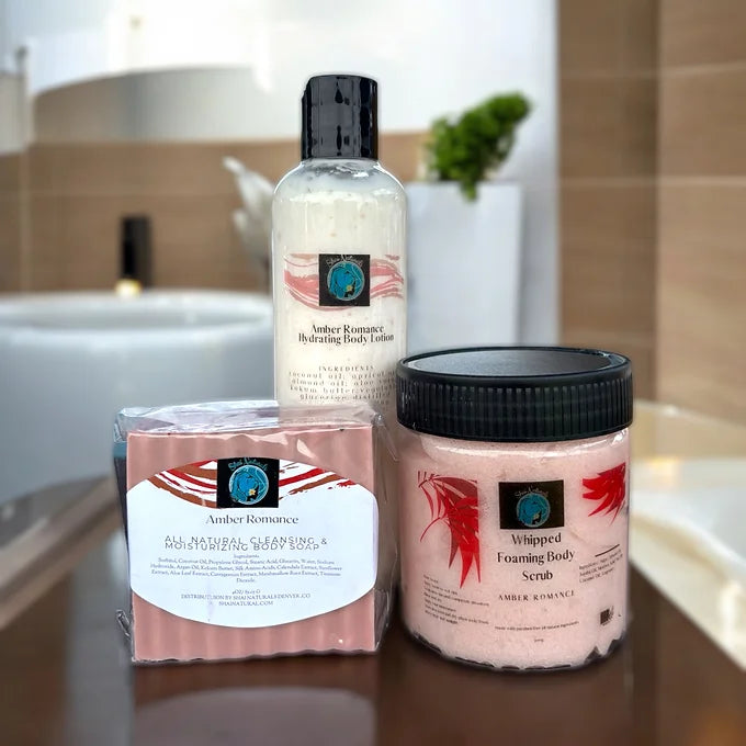 Amber Romance Nourish & Renew Body Set