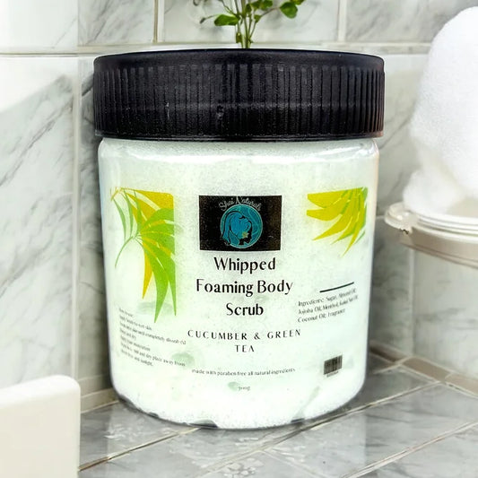 Cucumber & Green Tea Whipped Foaming Body Scrub