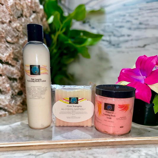 Pink Sangria Nourish & Renew Body Set